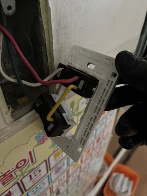 전선 배치 위치 확인